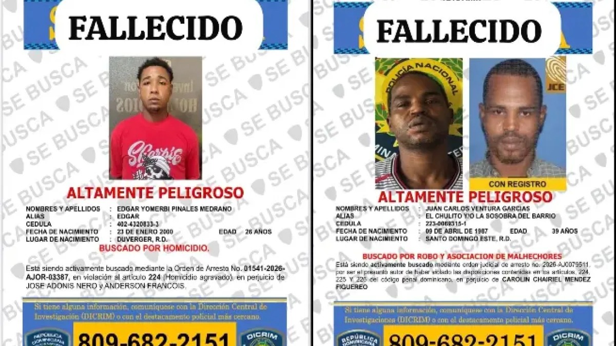 Dos Sospechosos de Robos Fallecen en Enfrentamientos con la Policía