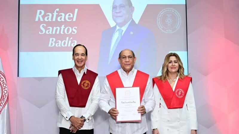 INTEC Otorga Distinción de Profesor Honorífico a Rafael Santos Badía