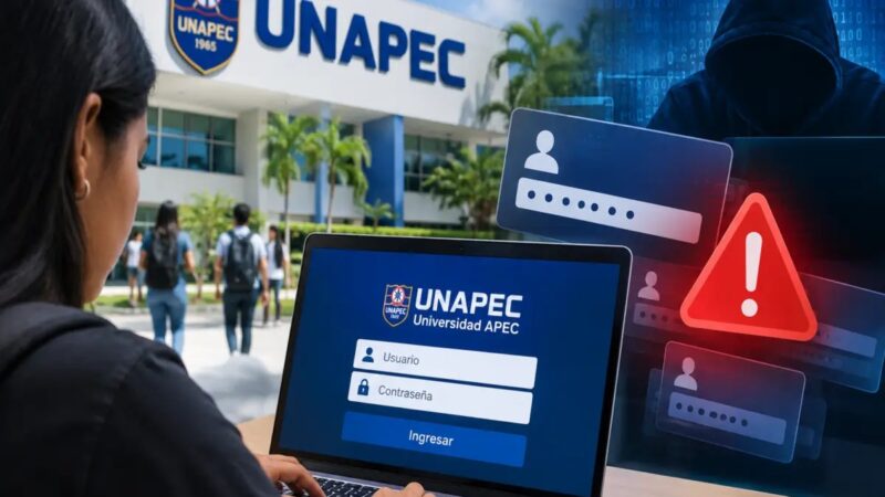 UNAPEC Advierte Sobre Riesgo de Filtración de Datos Estudiantiles