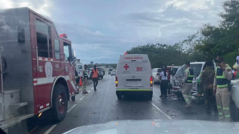Impactante Accidente Múltiple en la Autovía del Este Complica el Tránsito