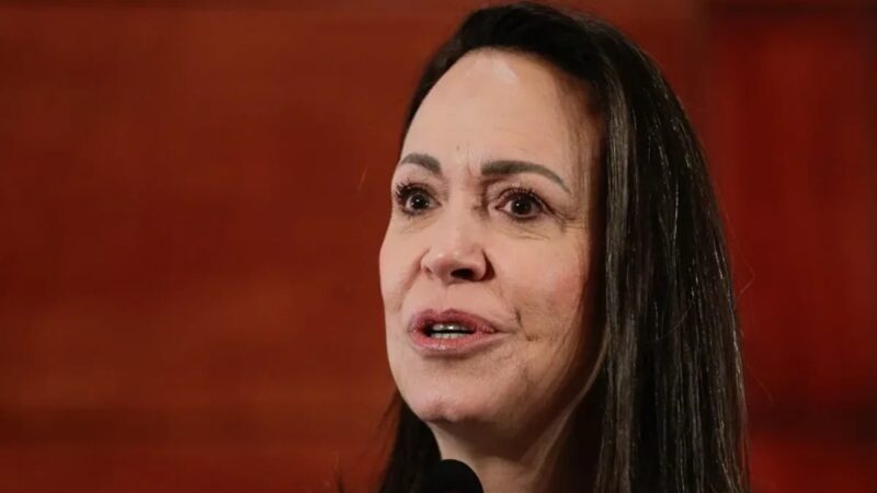 María Corina Machado critica exclusión de negociaciones en Venezuela por parte de EE.UU.