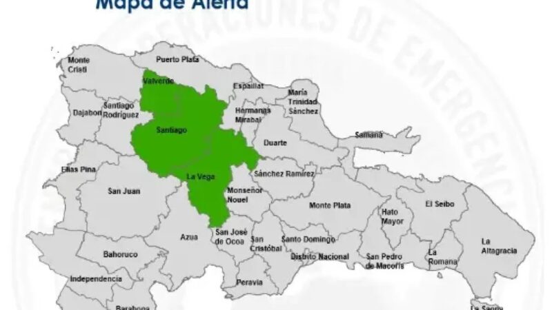 COE Declara Alerta Verde en Tres Provincias por Intensas Lluvias